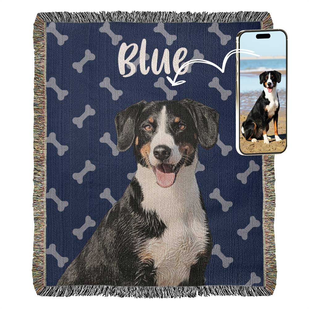 Custom Dog Blanket with picture