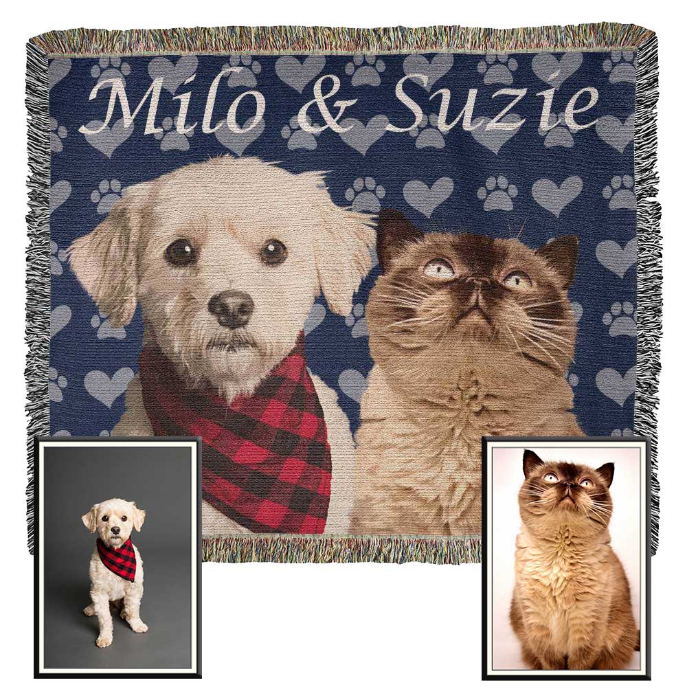 Milo and Friends Cat cheapest QUEEN Size Throw Blanket