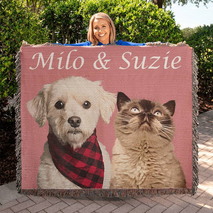 Custom Pet Blanket - Pink