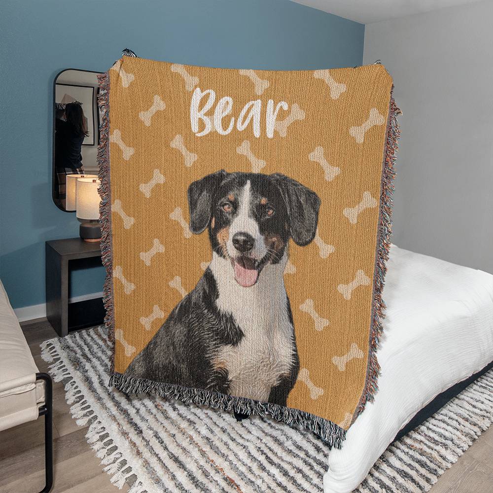 Personalized Pet Blankets - Orange