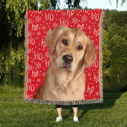 Ho Ho Ho Christmas Custom Pet Blanket