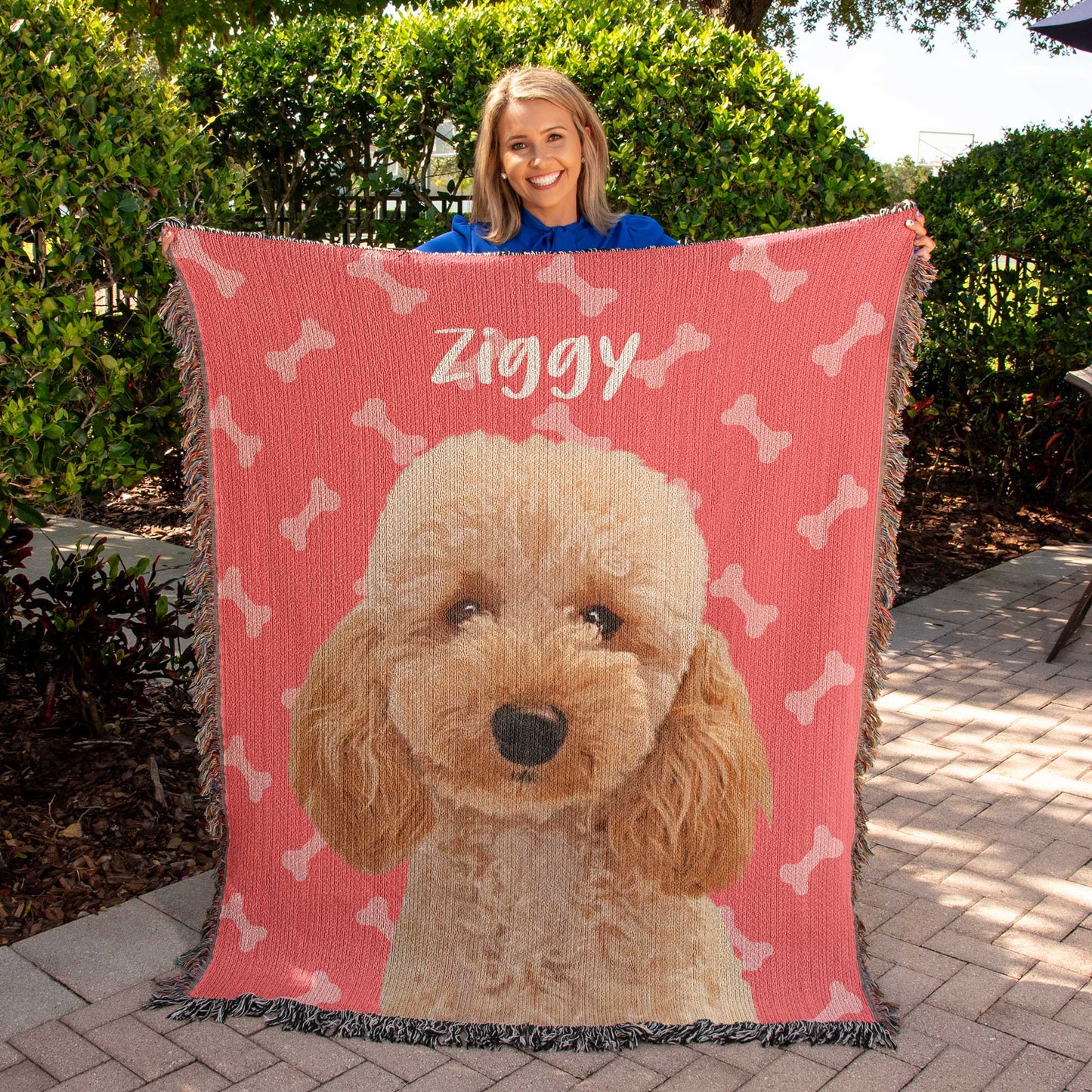 Bone-a-Fide Cozy Personalized Dog Blanket