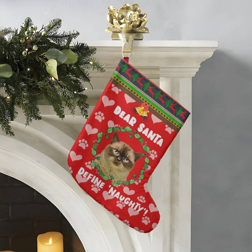 Dear Santa - Cartoon Christmas Stocking