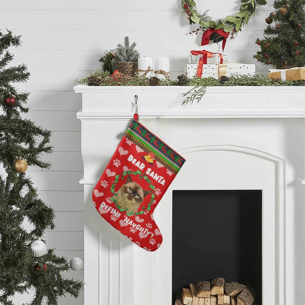 Dear Santa - Cartoon Christmas Stocking