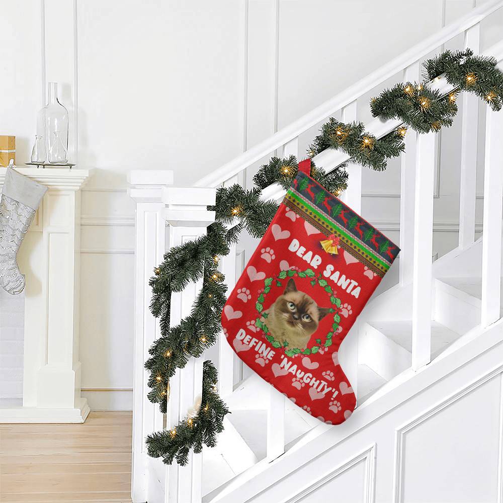 Dear Santa - Cartoon Christmas Stocking