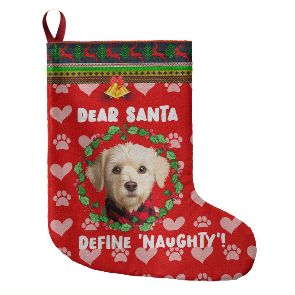 Dear Santa - Cartoon Christmas Stocking