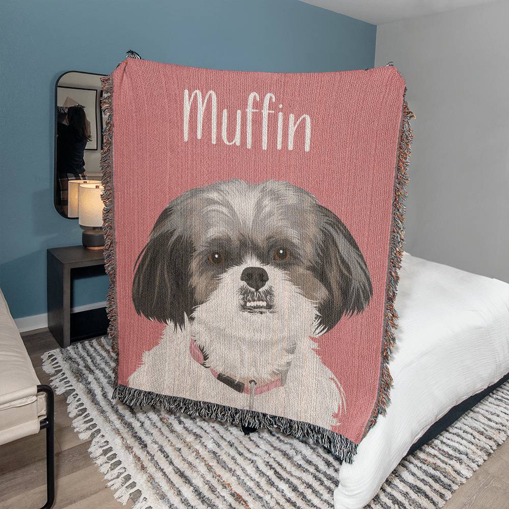 Custom pet blanket - Pink